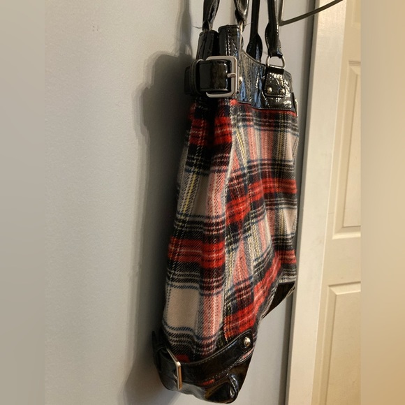 Used Once French Connection Tartan Shoulder Bag and Matching BNWT Wallet - Picture 4 of 11